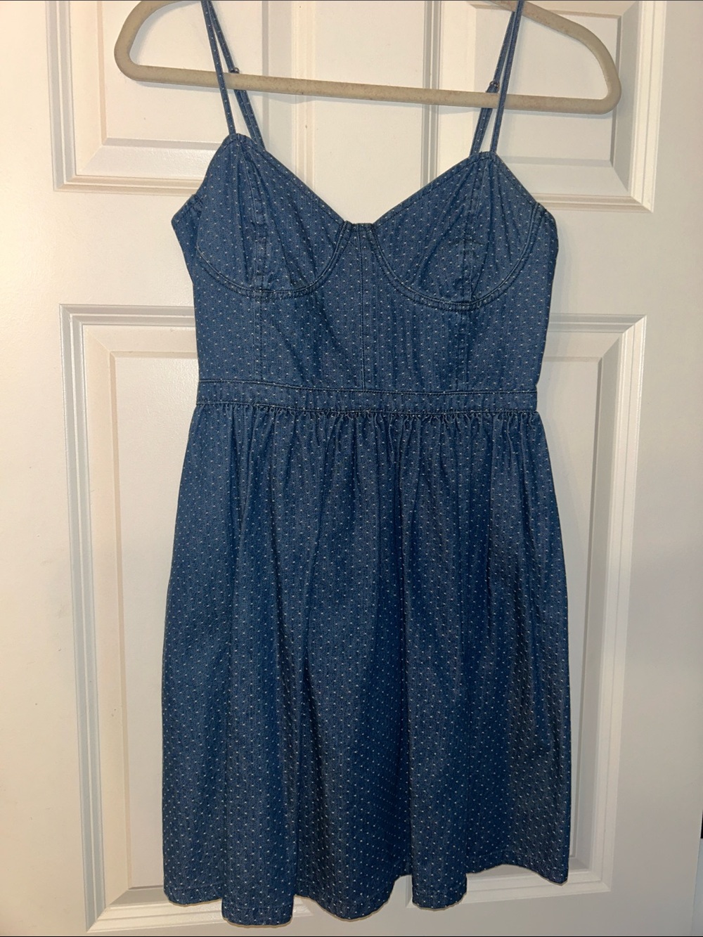 Free People Denim Bustier Dress